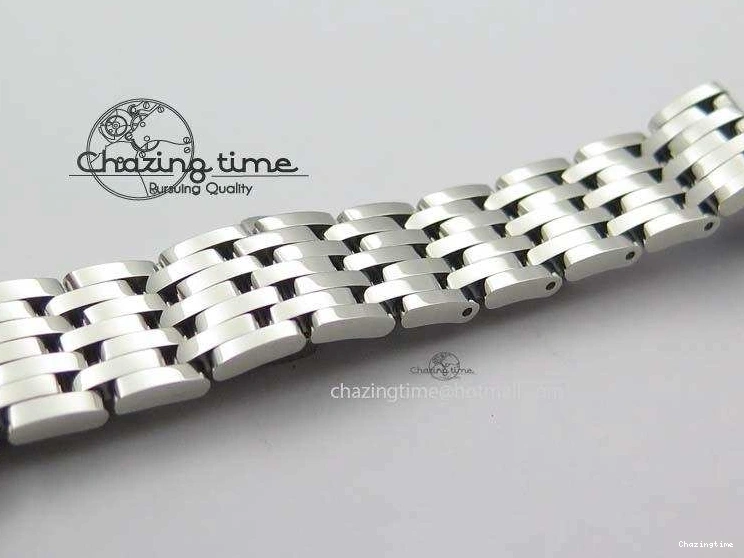 0505 Colorful De Ville 27mm Ladies MK 1:1 Best Edition White MOP Dial On SS Bracelet Ronda Quartz 8191